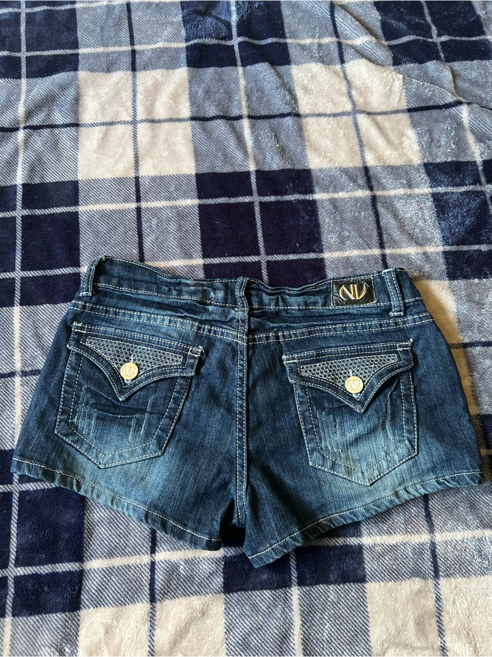 NV Y2k Dark Blue Denim Shorts